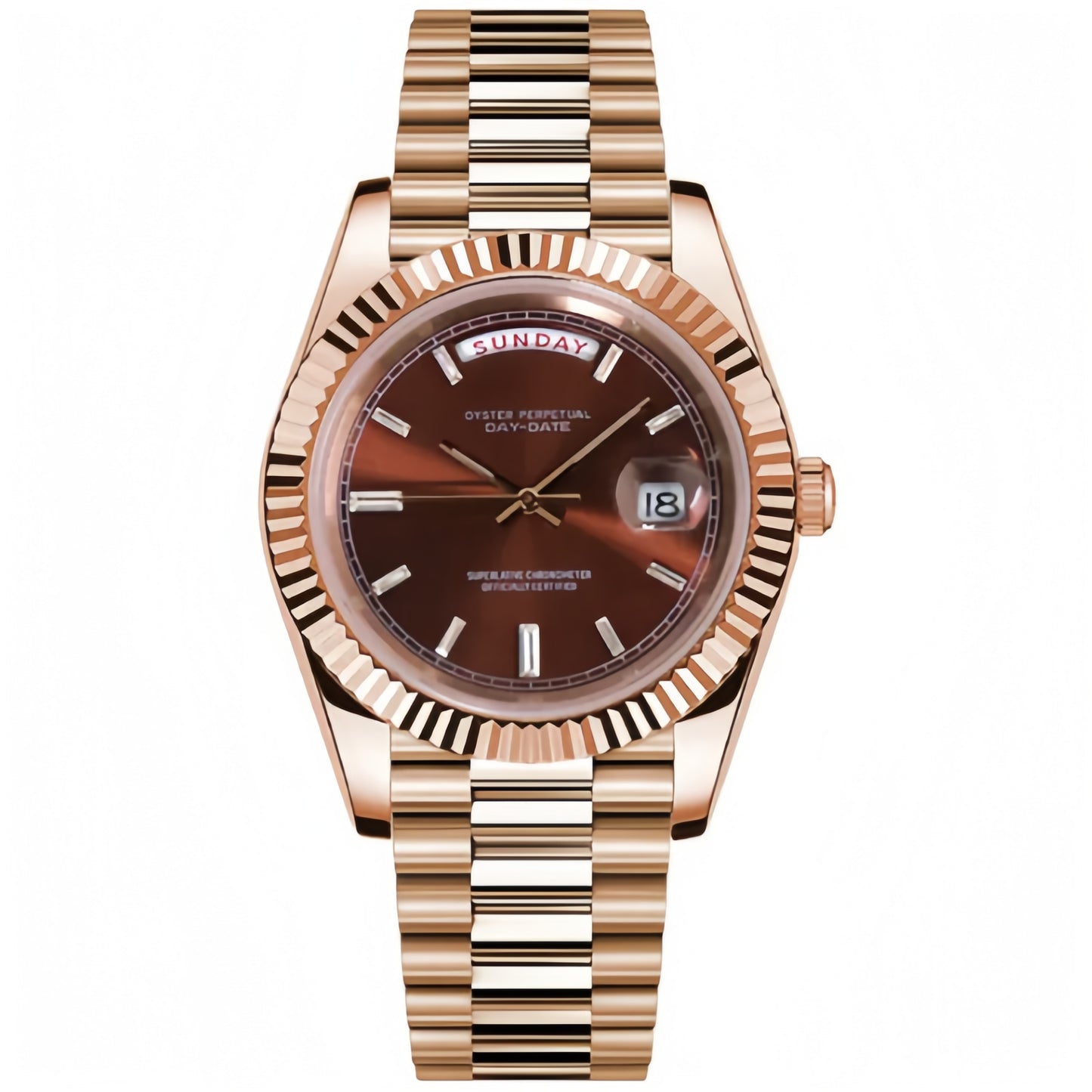 SEIKOJUST︱DAYDATE ROSE GOLD CHOCOLATE