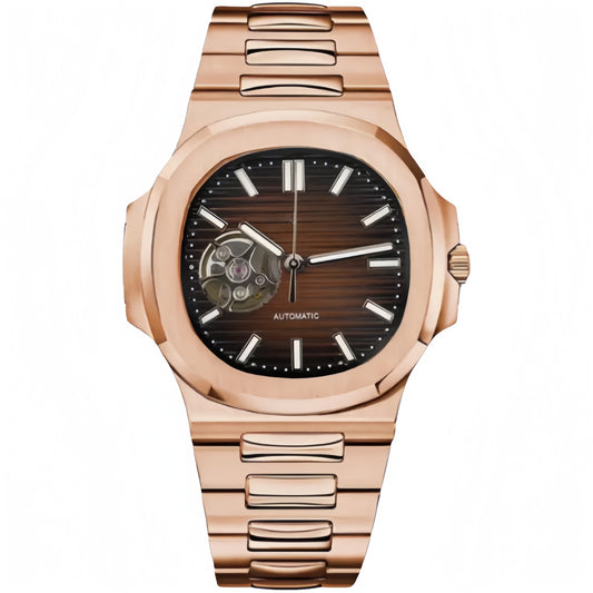 NAUTIKO︱ROSE GOLD CHOCOLATE OPEN HEART