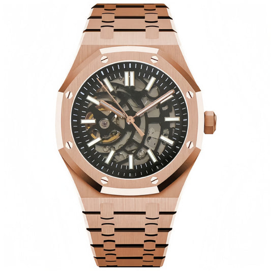 ROYAL SEIKOAK︱ROSE GOLD SKELETON