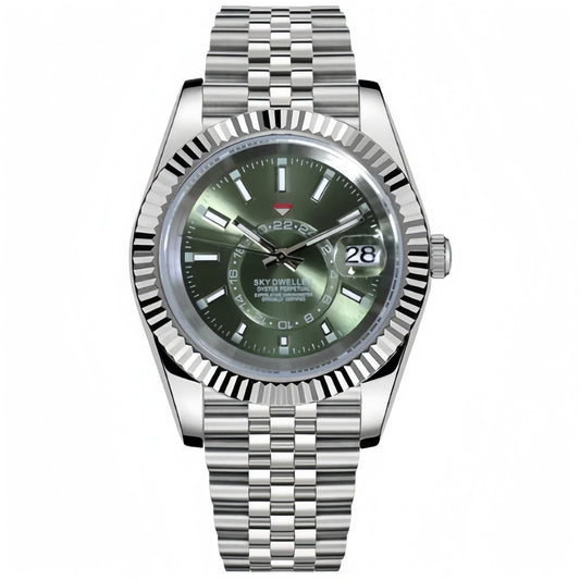 SEIKOJUST︱SKY DWELLER MINT GREEN